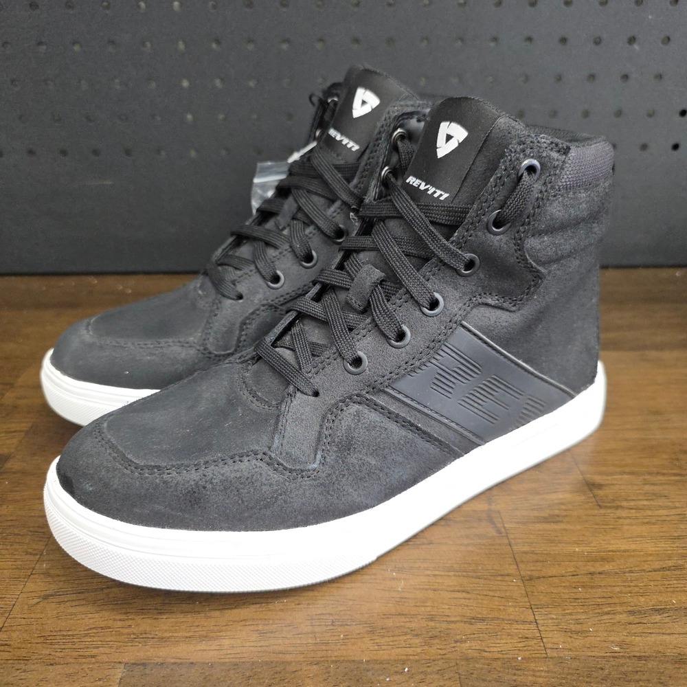 REV'IT! Kick Motorcycle Sneakers Mens 7 Black White High Top NWT